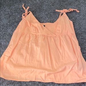 Tommy Hilfiger light orange tank top